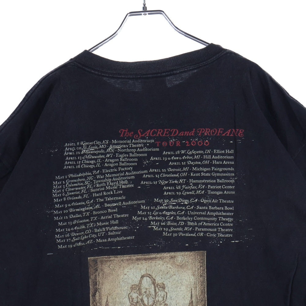 VINTAGE(ヴィンテージ) 00S スマッシング パンプキンズ マキナ ツアー プリント クルーネック 半袖Tシャツ カットソー ブラック