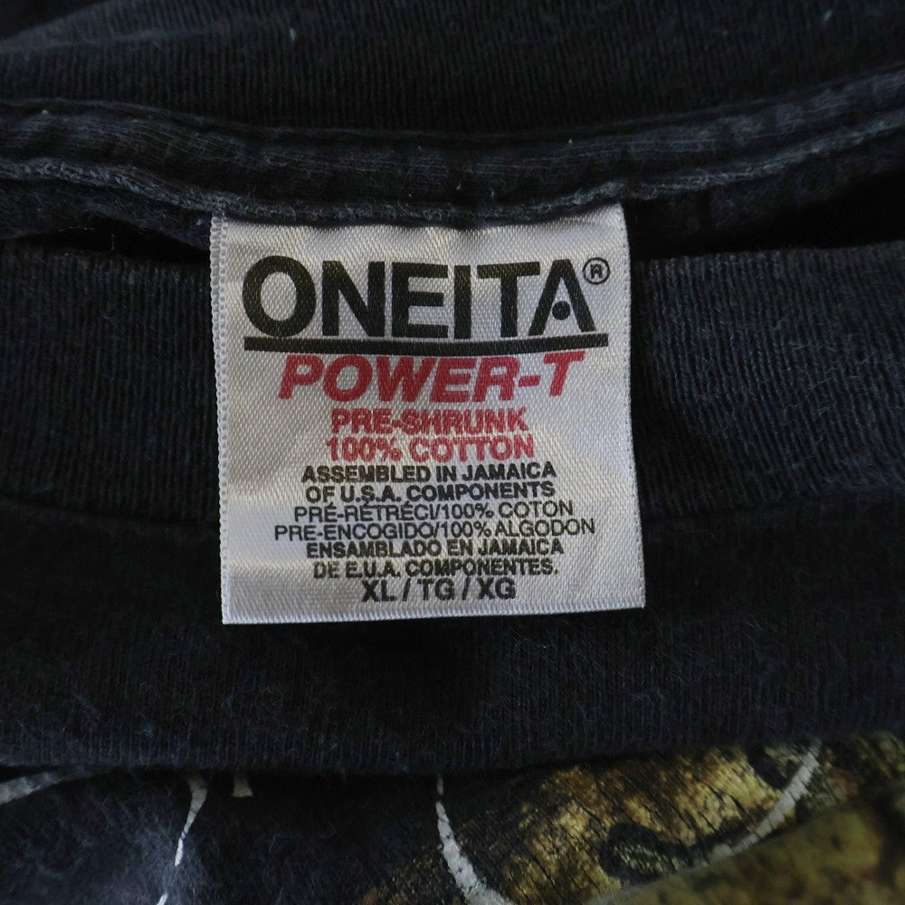 VINTAGE(ヴィンテージ) 00S スマッシング パンプキンズ マキナ ツアー プリント クルーネック 半袖Tシャツ カットソー ブラック