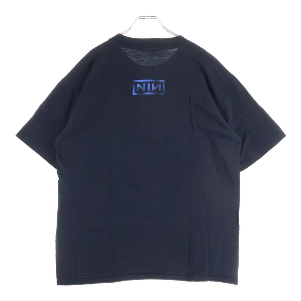 VINTAGE(ヴィンテージ) 90S NINE INCH NAILS THE FRAGILE T-SHIRT ナイン インチ ネイルズ ザ フラジャイル プリント クルーネック 半袖Tシャツ カットソー ブラック