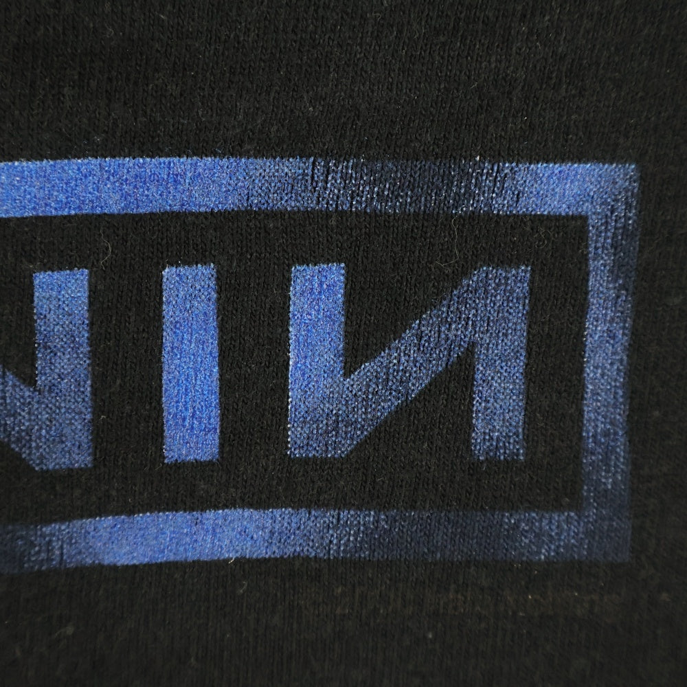 VINTAGE(ヴィンテージ) 90S NINE INCH NAILS THE FRAGILE T-SHIRT ナイン インチ ネイルズ ザ フラジャイル プリント クルーネック 半袖Tシャツ カットソー ブラック