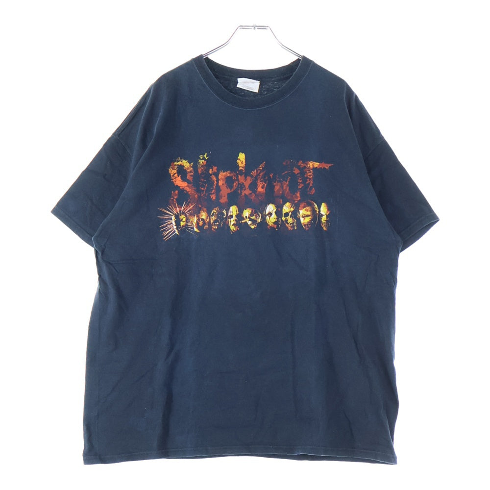 VINTAGE(ヴィンテージ) 00S Slipknot ALL HOPE IS GONE T-SHIRT オール ホープ イズ ゴーン 両面プリント クルーネック 半袖Tシャツ カットソー ブラック