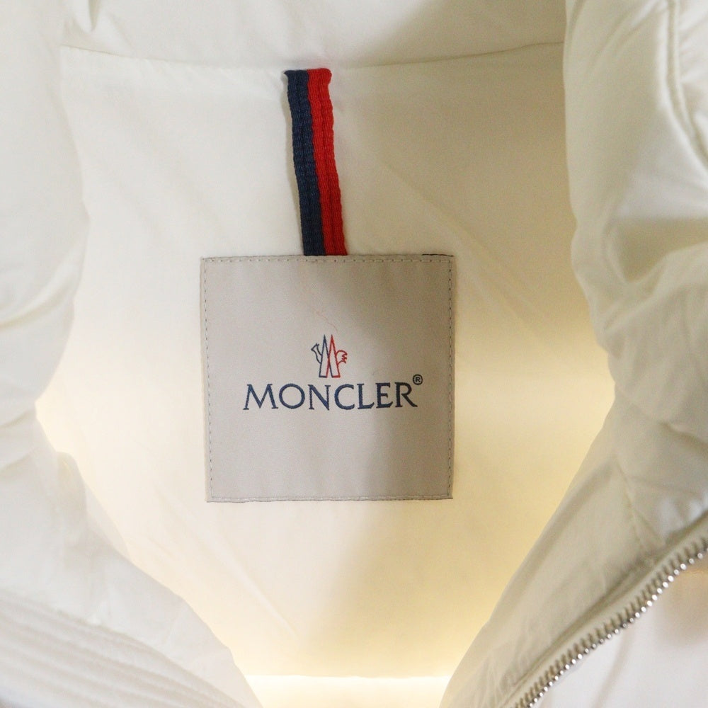 MONCLER(モンクレール) 20AW ARAVIS アラビス アームラバーロゴ マルチポケット ジップアップ フーデッド ダウンジャケット ホワイト F20911A54300