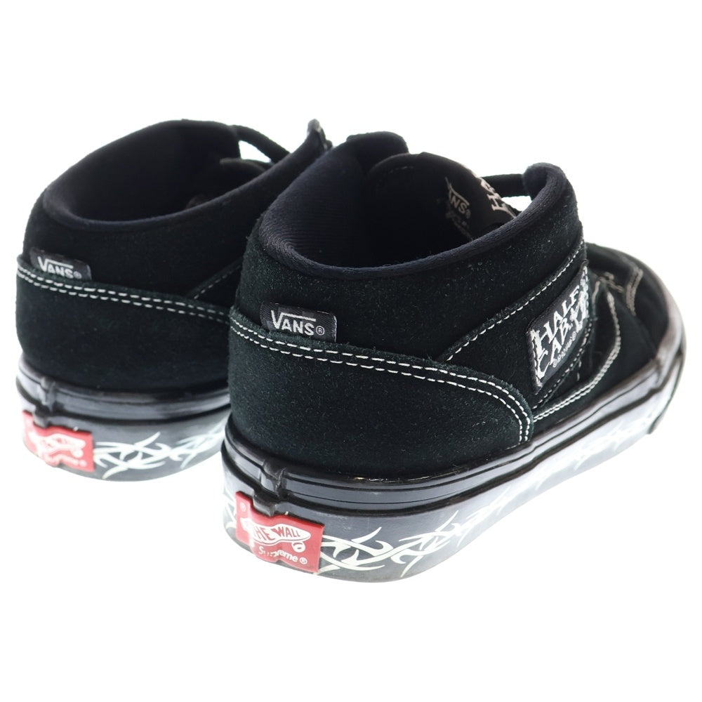 VANS(ヴァンズ) 21AW ×SUPREME Half Cab Black シュプリーム ハーフ カブ ローカットスニーカー レディース ブラック US6.5/24.5cm VN0A5KRWBLK