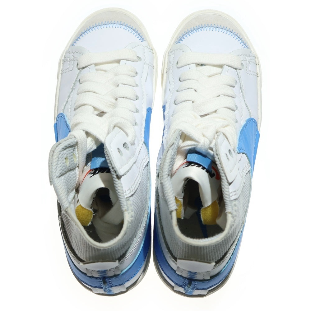 NIKE(ナイキ) BLAZER MID JUMBO UNIVERSITY BLUE ブレーザー ミッド ジャンボ ユニバーシティー レディース ブルー ミッドカットスニーカー US7/25cm DD3111-103