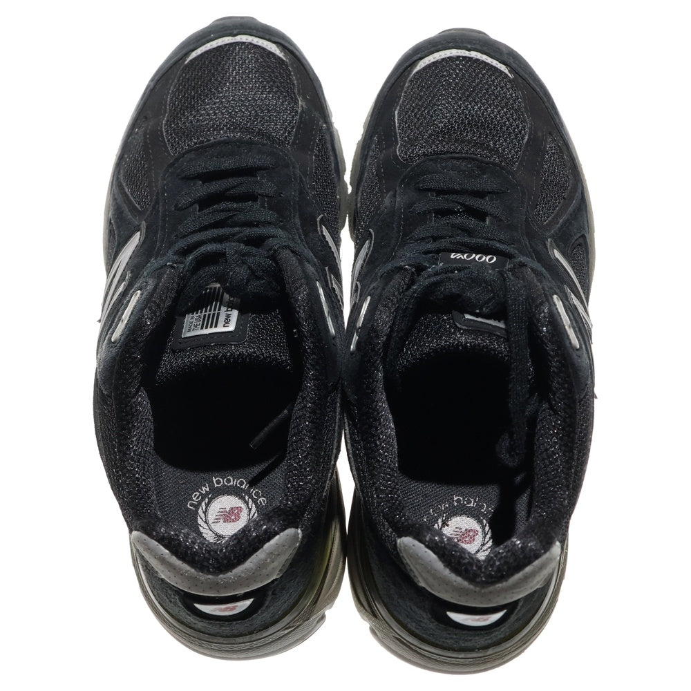 New Balance(ニューバランス) W990BK4 スエード ローカットスニーカー レディース ブラック US7/24cm