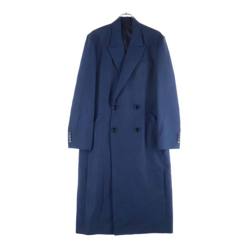 DIOR(ディオール) モヘア混 ウール 4B ロングコート ジャケット ネイビー 923C301A4441