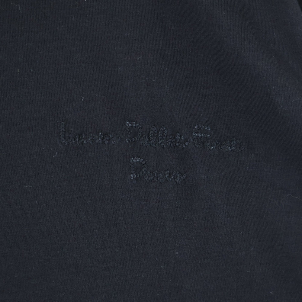 lucien pellat-finet(ルシアンペラフィネ) ラインストーン スカルスタッズ Tシャツ 半袖カットソー ブラック YMP-1239H