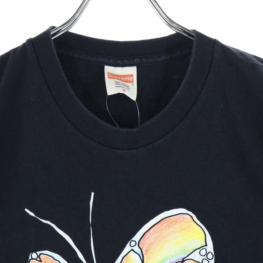 SUPREME(シュプリーム) 16SS Gonz Butterfly Tee ゴンズ バタフリープリントTシャツ 半袖カットソー ブラック