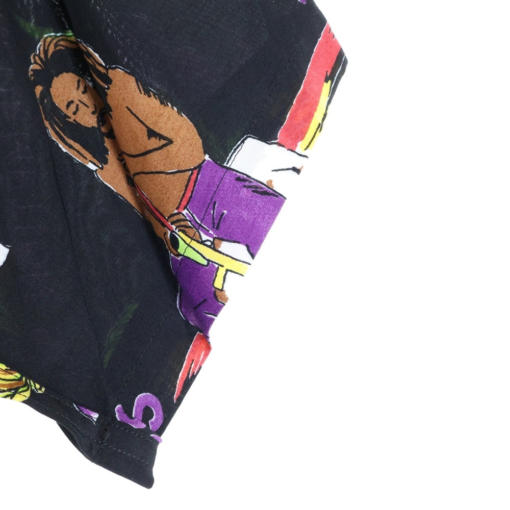 WACKO MARIA(ワコマリア) 18AW JAMAICA S/S HAWAIIAN SHIRT ジャマイカ 半袖ハワイアン アロハシャツ ブラック