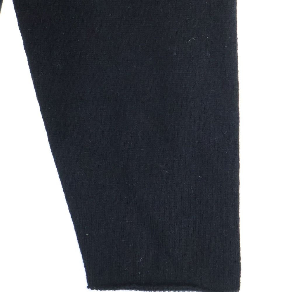 lucien pellat-finet(ルシアンペラフィネ) ラインストーン スカルスタッズ カシミヤ ニットセーター ブラック HAM10860