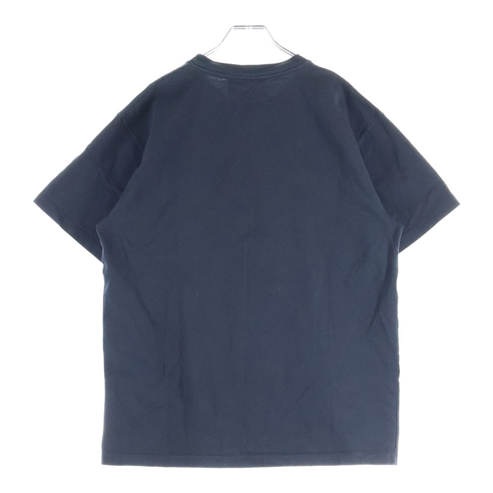 GUCCI(グッチ) GUCCIブレードロゴプリント クルーネック 半袖Tシャツ カットソー ブラック/レッド 565806