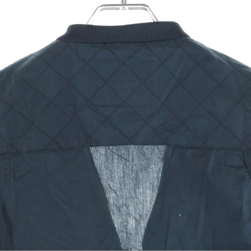 G-STAR RAW(ジースターロウ) フロントロゴデザイン ダブルポケット ジップアップ ナイロンジャケット レディース ブラック