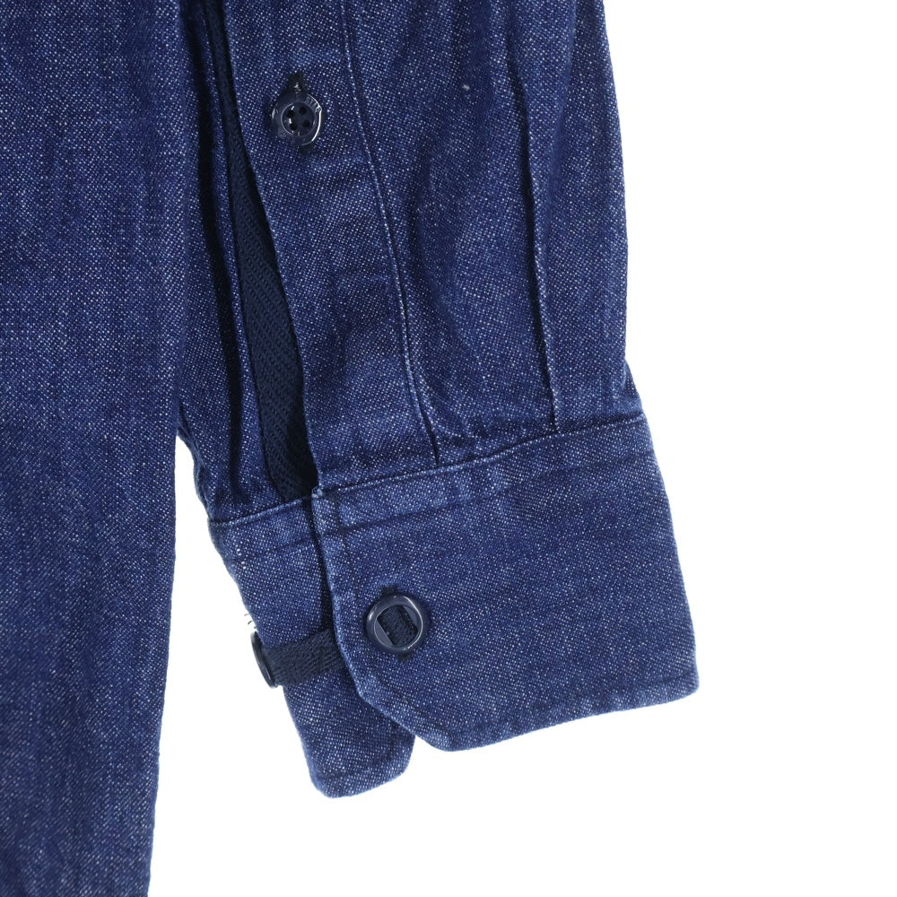 G-STAR RAW(ジースターロウ) 胸パッチデザイン 7B レギュラーカラー デニム 長袖シャツ インディゴ
