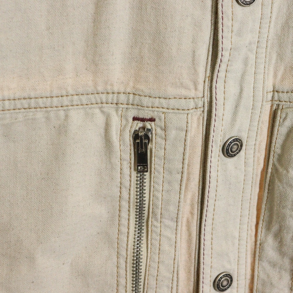 ISABEL MARANT ETOILE(イザベル マラン エトワール) PASCUALE JACKET パスクアーレ マルチポケット ワークジャケット ベージュ VE0153HA-A2H06H