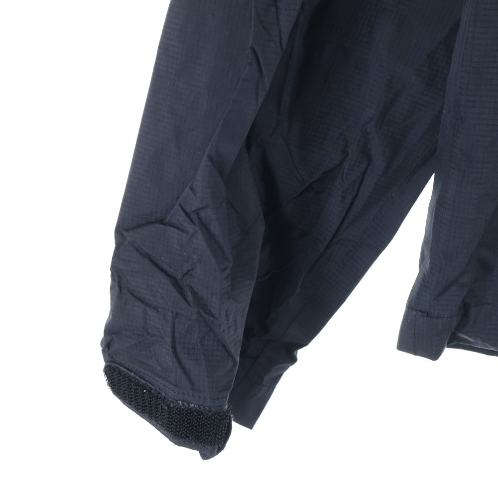 PATAGONIA(パタゴニア) 胸ロゴデザイン マルチポケット フーデッド ジップアップ ナイロンジャケット ブラック 0467238961