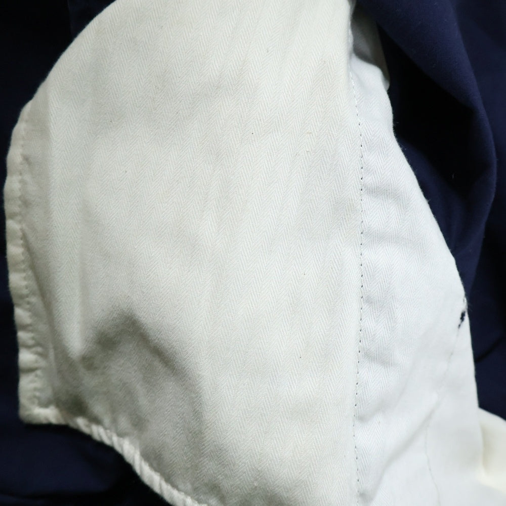 G-STAR RAW(ジースターロウ) 6B マルチポケット レギュラーカラー ロングコート ネイビー