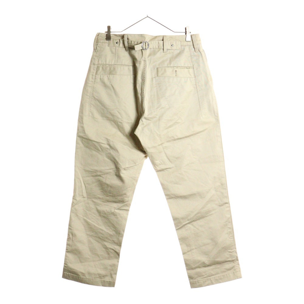 G-STAR RAW(ジースターロウ) ロゴデザインプレート マルチポケット ジップアップ チノパンツ ベージュ