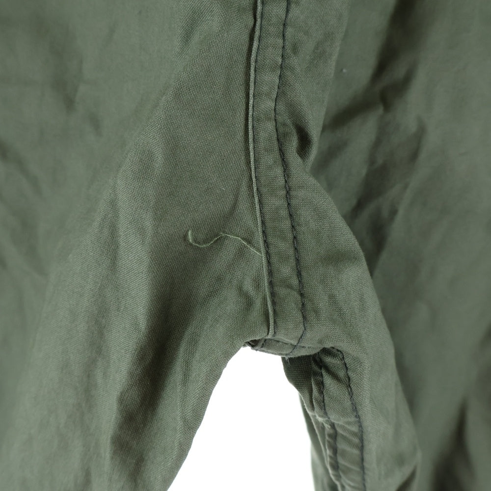 G-STAR RAW(ジースターロウ) ロゴデザインプレート マルチフラップポケット ジップアップ カーゴパンツ カーキ