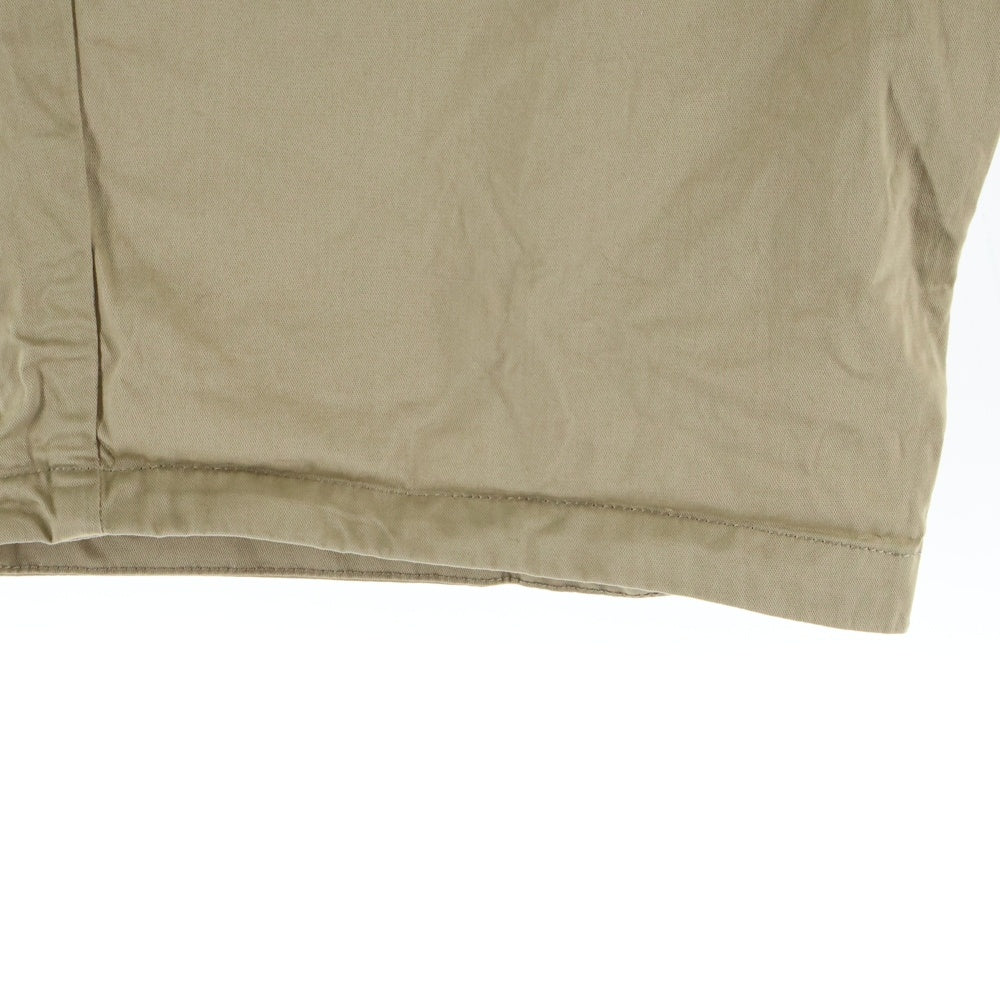 G-STAR RAW(ジースターロウ) ロゴデザインプレート マルチポケット ジップアップ ハーフ チノパンツ ショーツ ベージュ