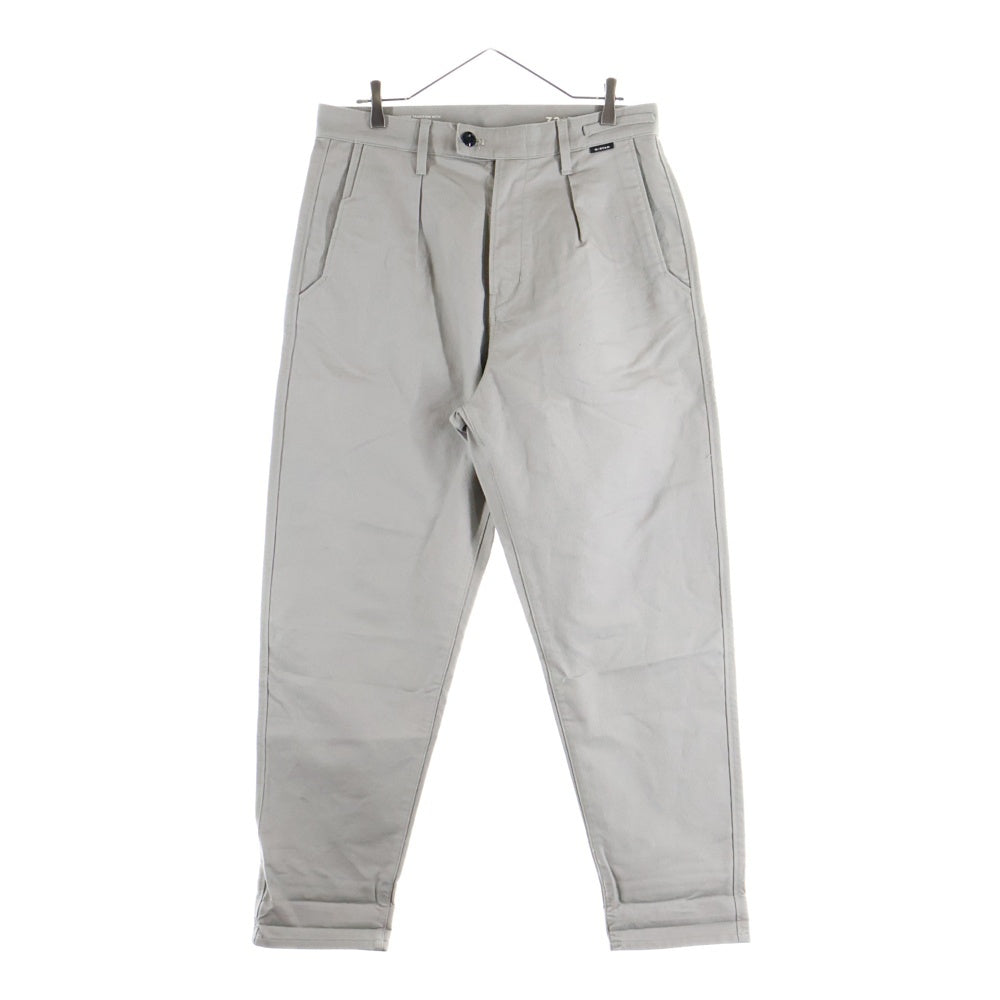 G-STAR RAW(ジースターロウ) マルチポケット ロゴデザインタグ ジップアップ ストレートパンツ グレー