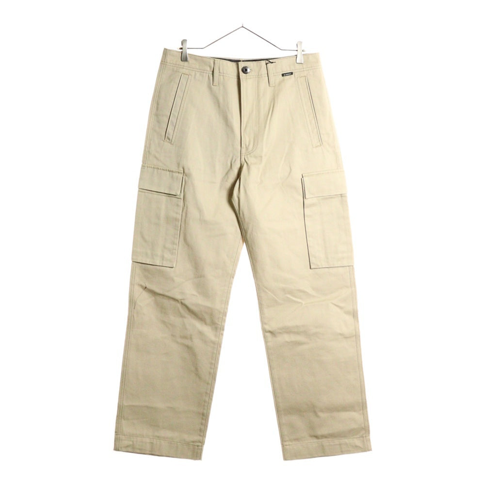 G-STAR RAW(ジースターロウ) ロゴデザインプレート マルチポケット ジップアップ ワークパンツ グレー