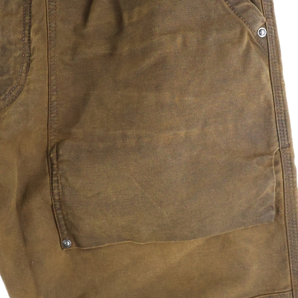 G-STAR RAW(ジースターロウ) ニーパッド マルチポケット ジップアップ デニムパンツ ブラウン