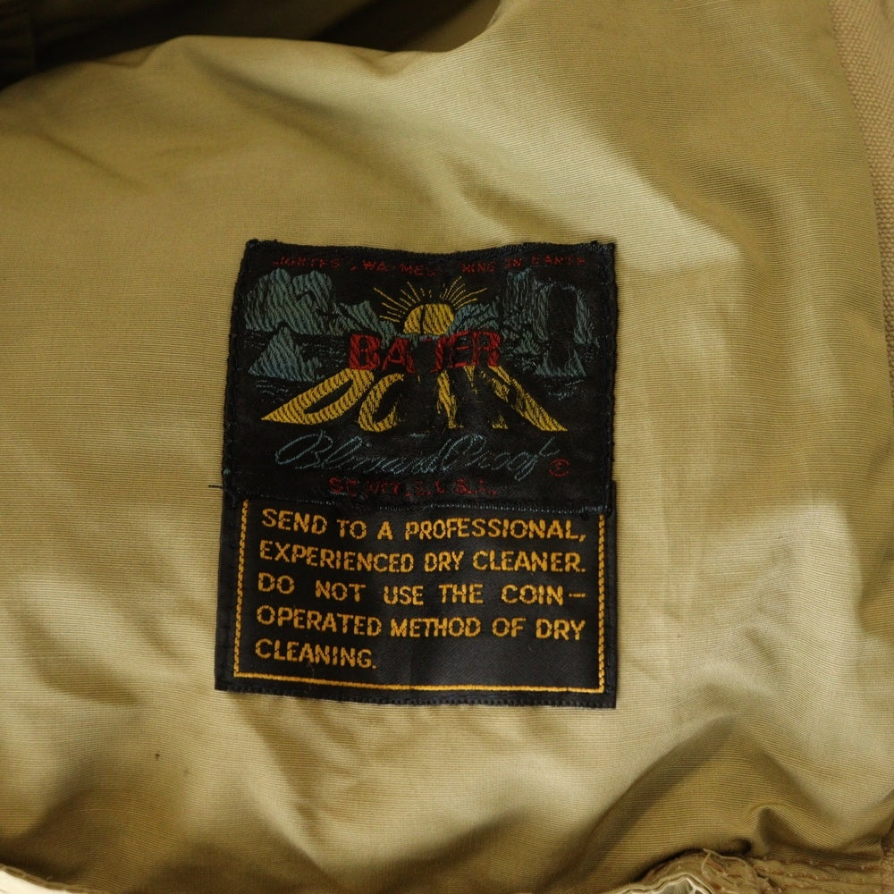 Eddie Bauer(エディバウワー) 50-60S BAUER DOWN SUPERIOR POLAR PARKA 日の出タグ スペリオールポーラーダウンパーカ コヨーテファー フーデッドダウンジャケット ベージュ