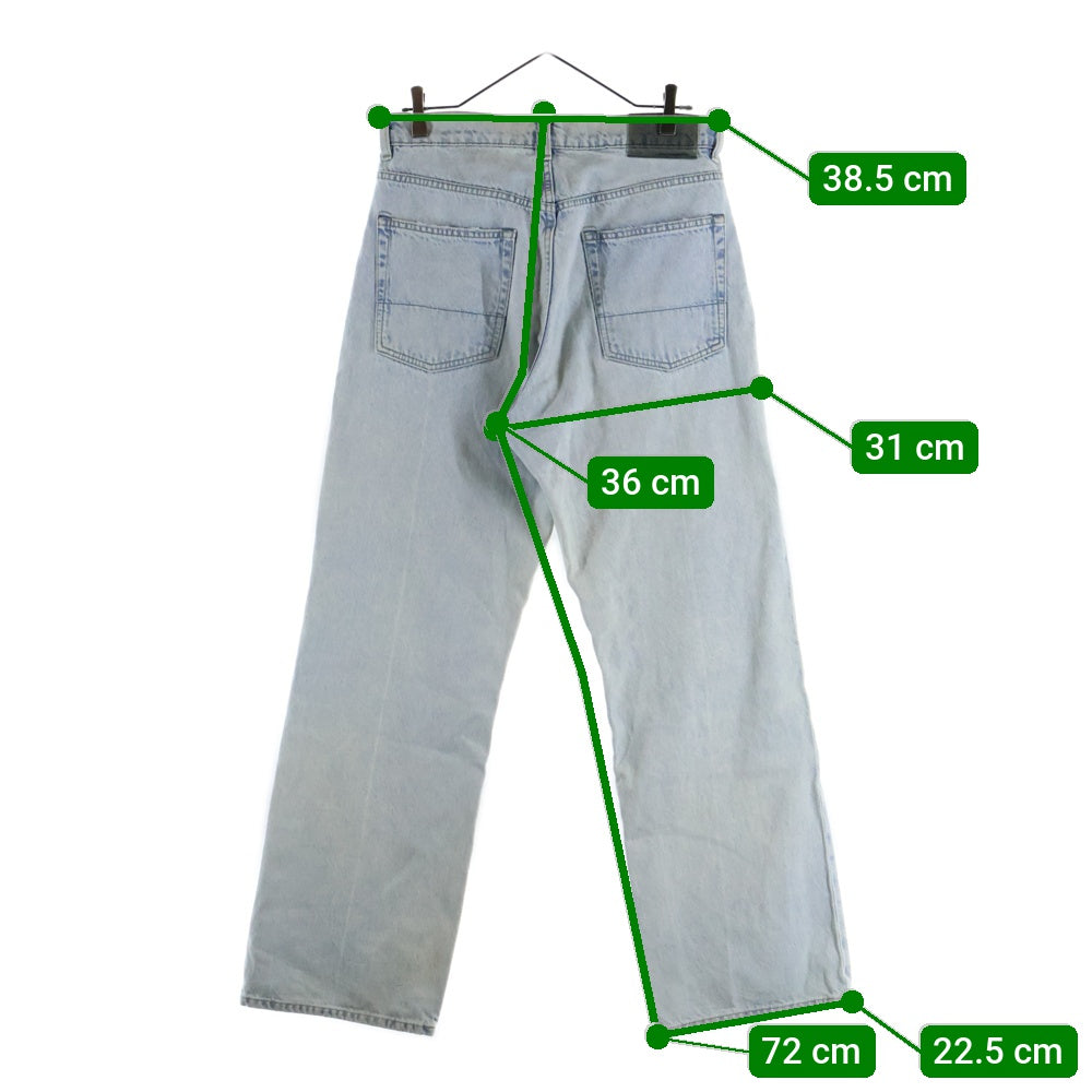 OUR LEGACY(アワーレガシー) THIRD CUT サードカット ジップフライ ストレートデニムパンツ インディゴ 808119