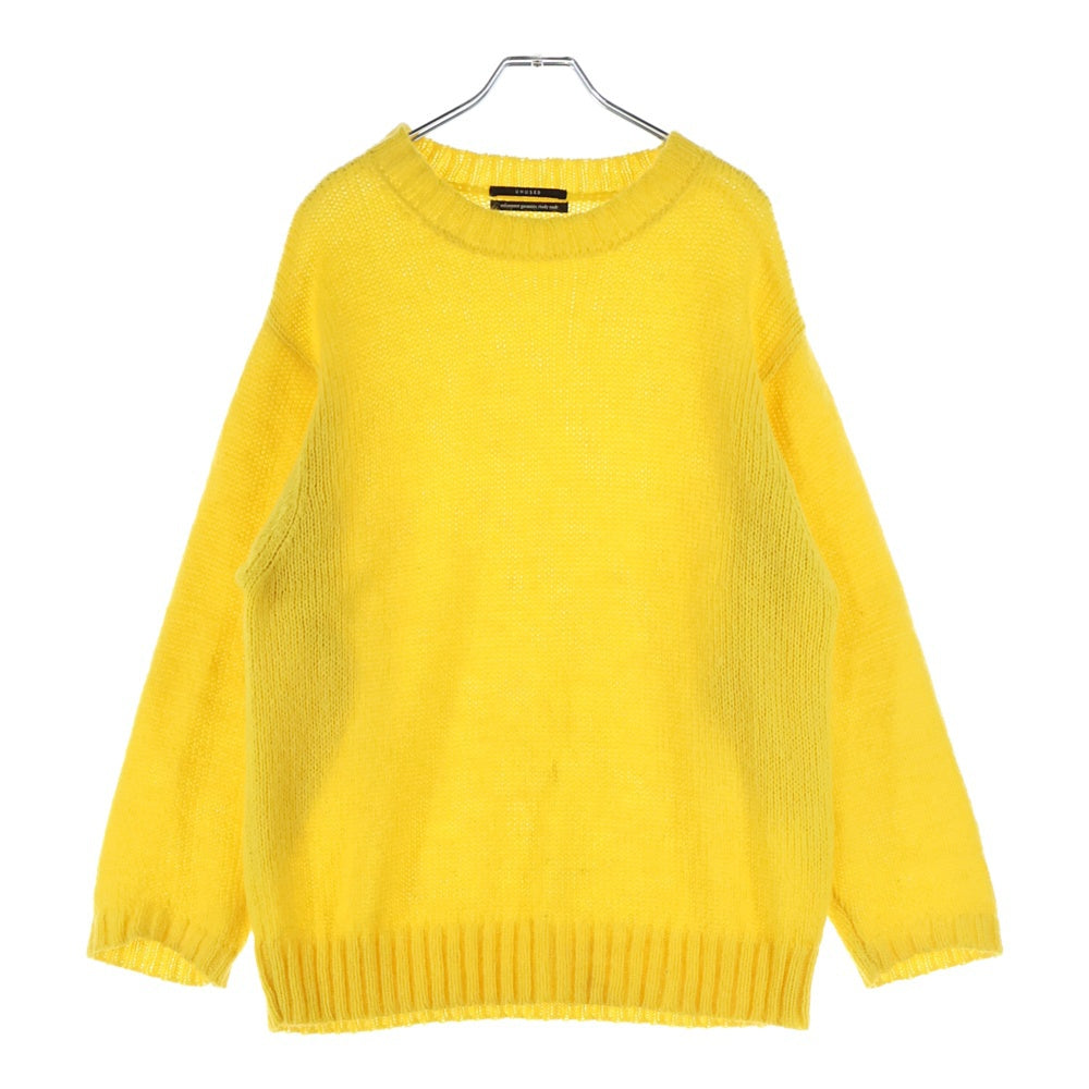 UNUSED(アンユーズド) 19AW 3G CREW NECK KNIT モヘア混 クルーネック
