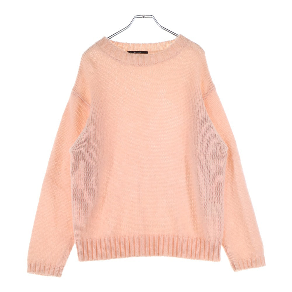 UNUSED(アンユーズド) 19AW 3G CREW NECK KNIT モヘア混 クルーネック ローゲージニット セーター ピンク US1644