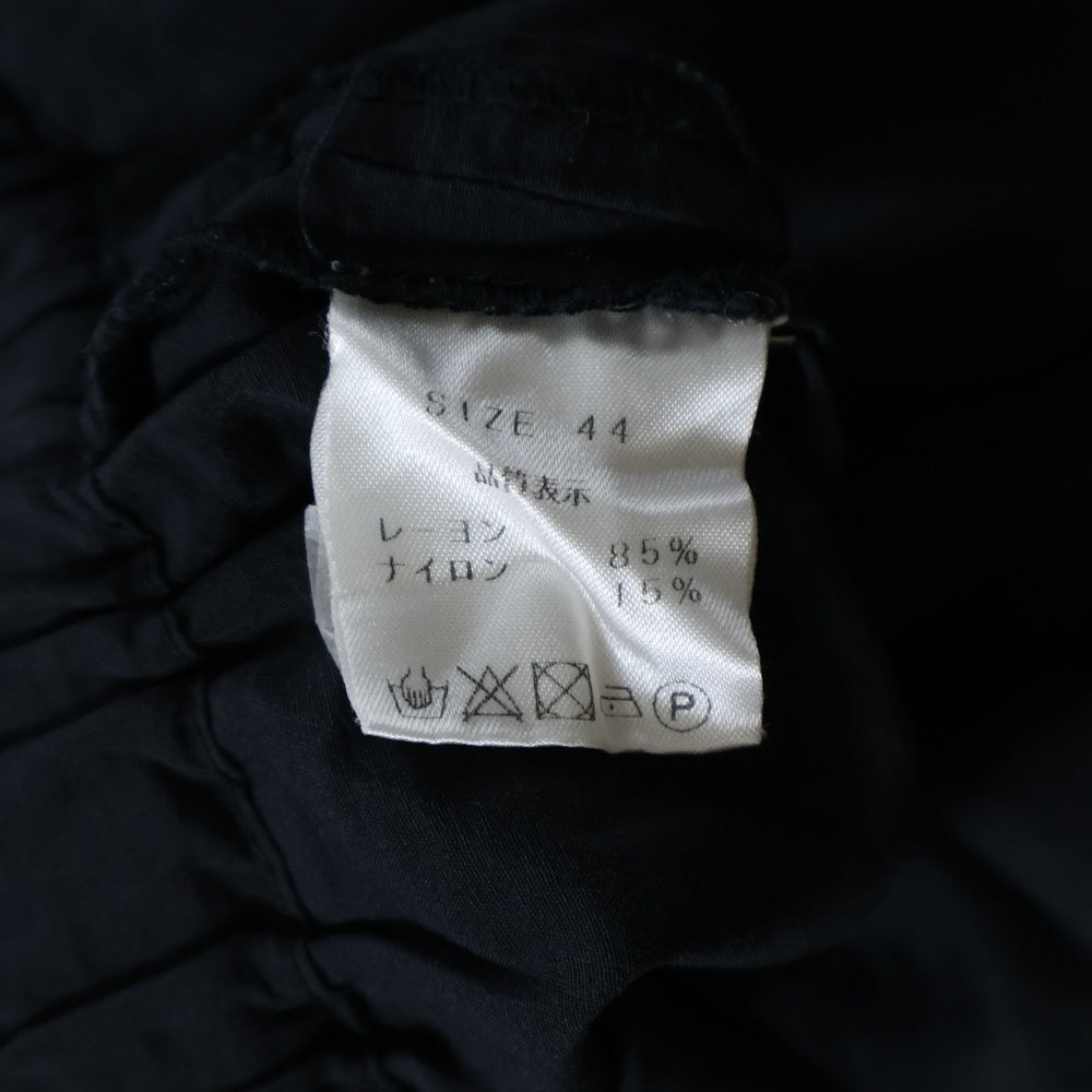 OUR LEGACY(アワーレガシー) ポルトガル製 レーヨンナイロン ジップフライ イージーパンツ ネイビー