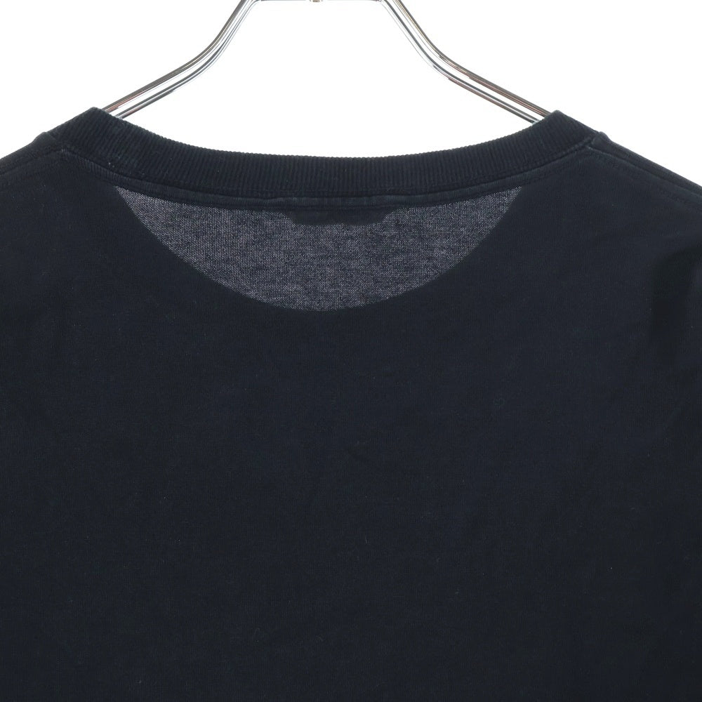 AURALEE(オーラリー) LUSTER PLAITING TEE ラスター プレーティング コットン 半袖Tシャツ カットソー ブラック A00ST02GT