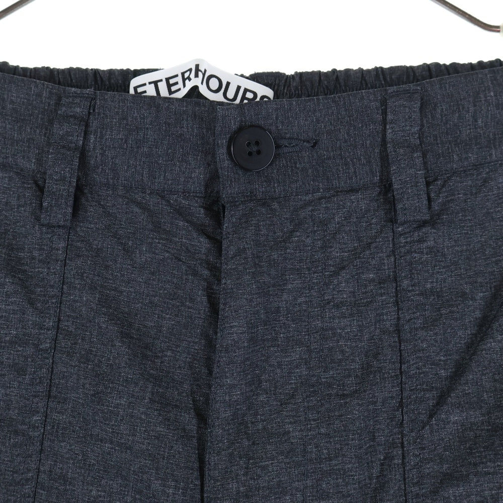 NO BRAND(ノーブランド) AFTERHOURS アフターアワーズ 23SS BAGGY WORK PANTS ドローストリング バギー ワークイージーパンツ ダークグレー A011-C1PT-B001