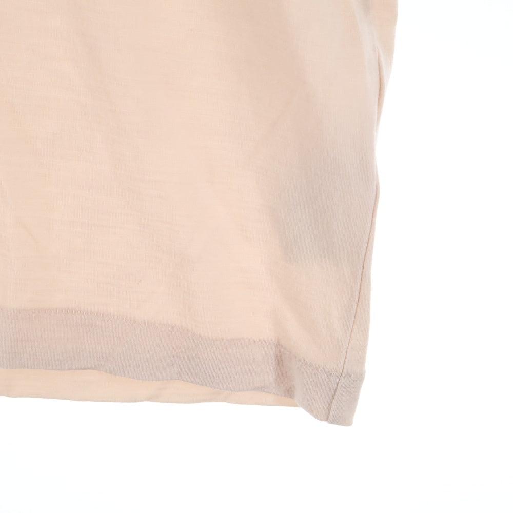 AURALEE(オーラリー) 25SS SUPER SOFT WOOL JERSEY TEE スーパーソフト ウールジャージー 半袖Tシャツ カットソー ピンク A25ST01UT