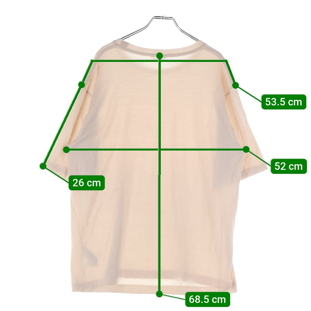 AURALEE(オーラリー) 25SS SUPER SOFT WOOL JERSEY TEE スーパーソフト