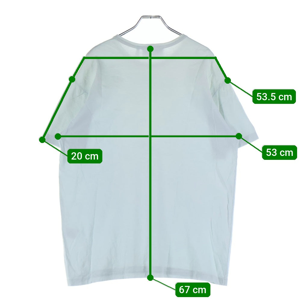 NO BRAND(ノーブランド) CAN PEP REY キャンペプレイ イタリア製 オーガニックコットン クルーネック 半袖Tシャツ カットソー ブルー