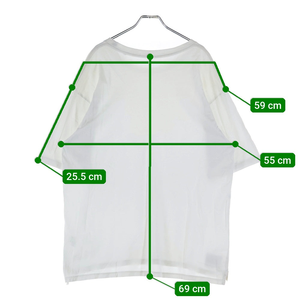 THE INOUE BROTHERS(ザイノウエブラザーズ) 日本製 コットン クルーネック 半袖Tシャツ カットソー ホワイト