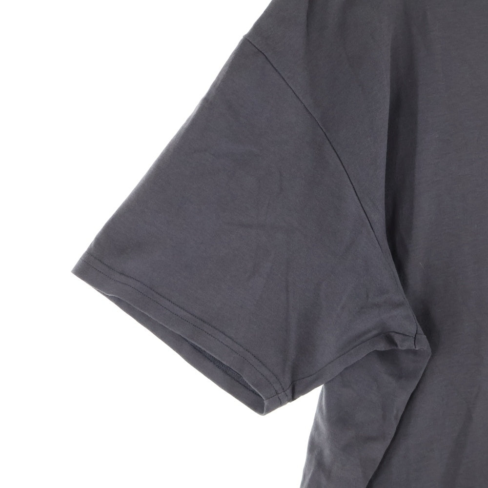 RAINMAKER(レインメーカー) HENLEY-NECK T-SHIRT 日本製 ヘンリーネック コットン 半袖Tシャツ カットソー チャコールグレー RM241-038