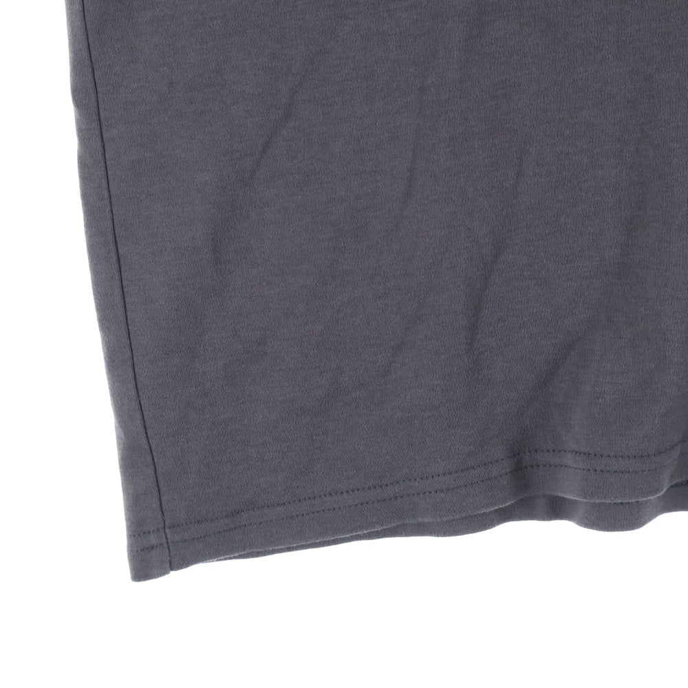RAINMAKER(レインメーカー) HENLEY-NECK T-SHIRT 日本製 ヘンリーネック コットン 半袖Tシャツ カットソー チャコールグレー RM241-038