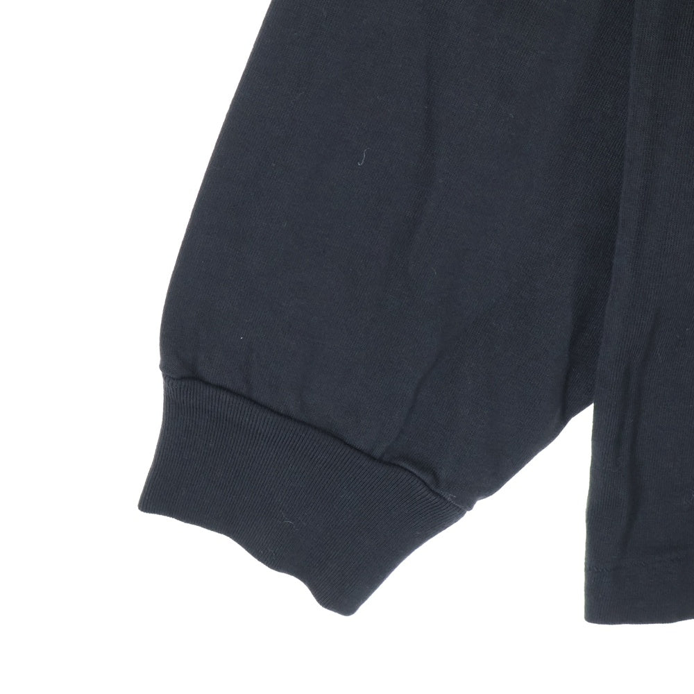 blurhms(ブラームス) CLASSIC HENLEY L/S クラシック コットン ヘンリーネック長袖Tシャツ カットソー ブラック bROOTS25F4