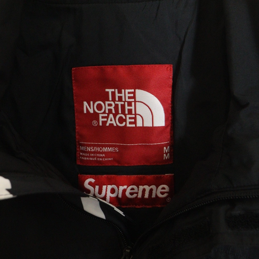 SUPREME(シュプリーム) 15AW ×THE NORTH FACE By Any Means Mountain Jacket ノースフェイス マウンテンプルオーバージャケット ブラック/ホワイト NP51550I