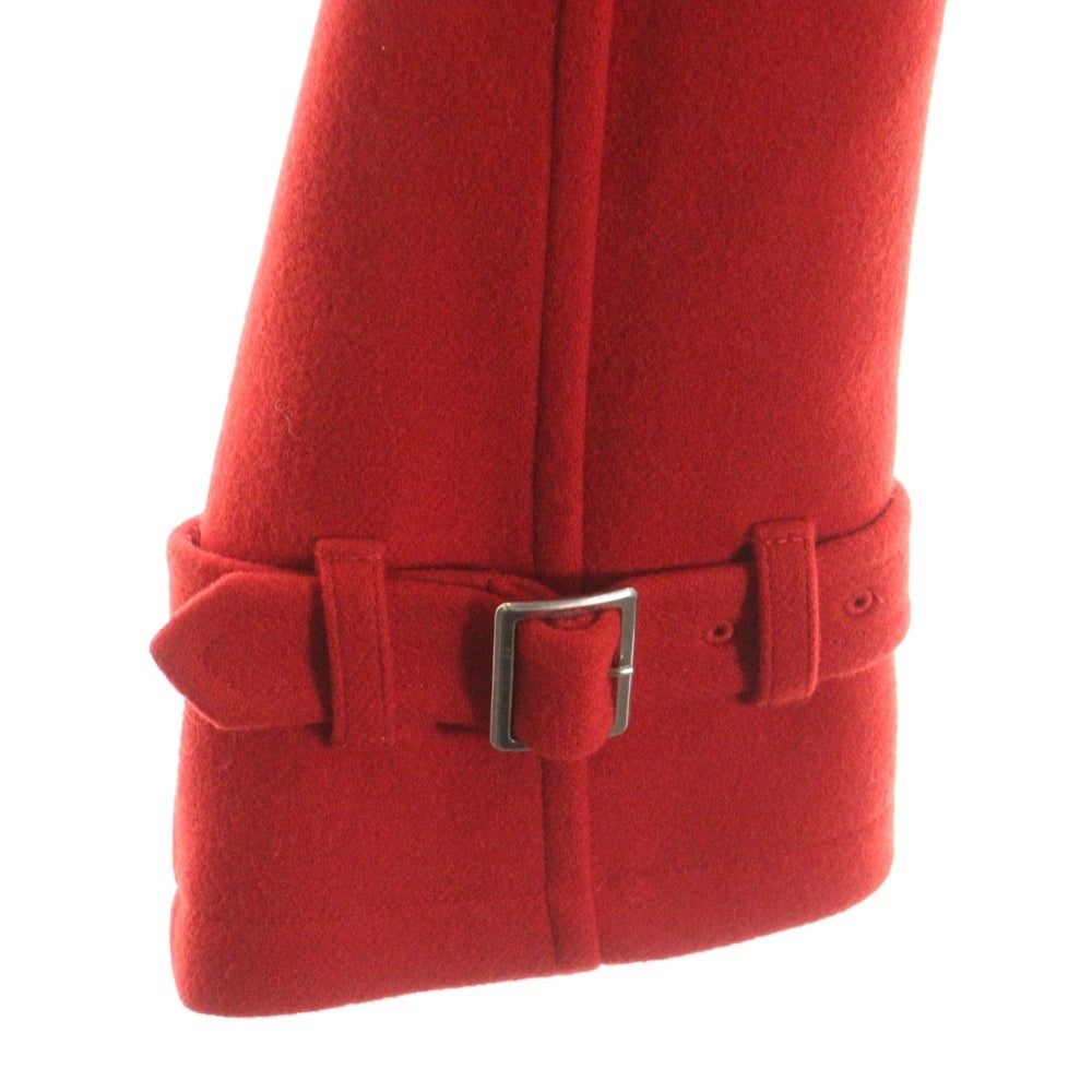 JUNYA WATANABE COMME des GARCONS(ジュンヤワタナベ コムデギャルソン) 20AW AD2020 ウールメルトン ショートトレンチ ジャケット レディース レッド JF‐J043