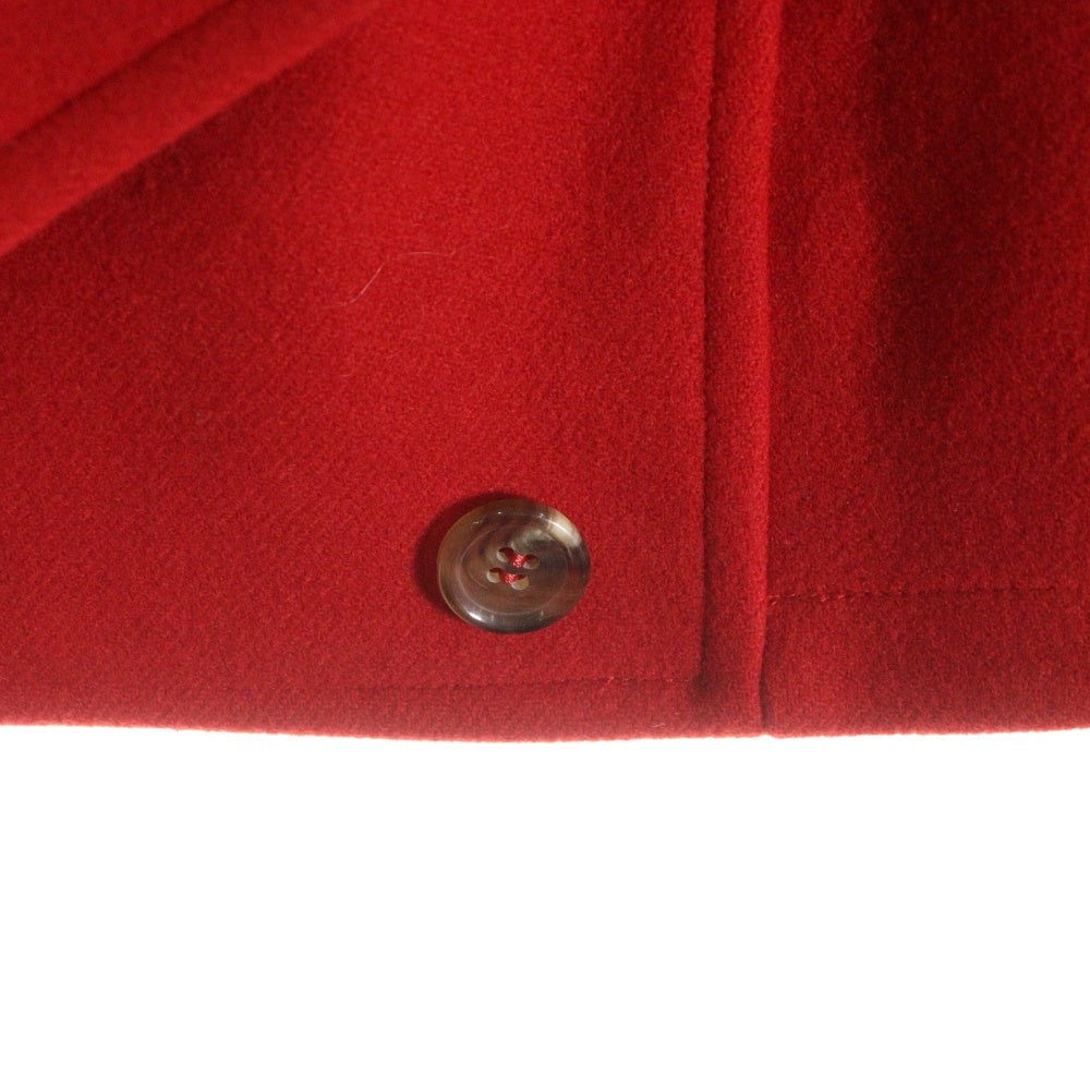 JUNYA WATANABE COMME des GARCONS(ジュンヤワタナベ コムデギャルソン) 20AW AD2020 ウールメルトン ショートトレンチ ジャケット レディース レッド JF‐J043