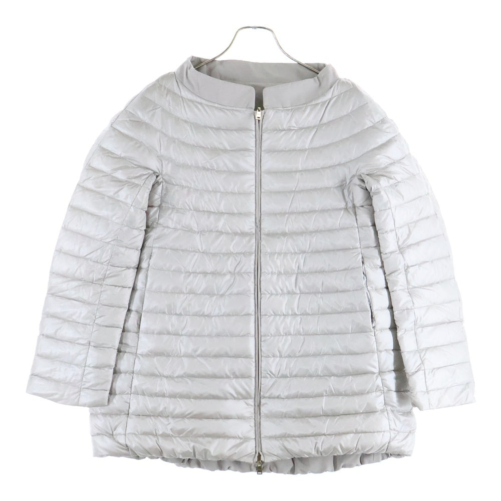 HERNO(ヘルノ) イタリア製 リバーシブルダウンジャケット ブルゾン ピンクベージュ PI0641D-120006-9405