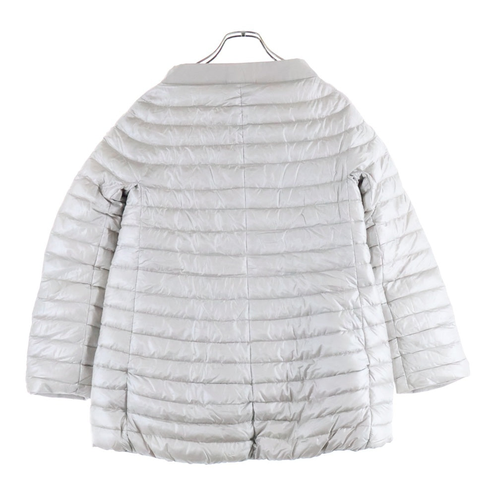 HERNO(ヘルノ) イタリア製 リバーシブルダウンジャケット ブルゾン ピンクベージュ PI0641D-120006-9405