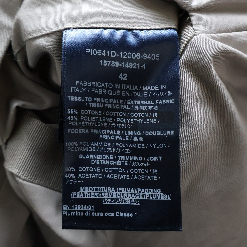 HERNO(ヘルノ) イタリア製 リバーシブルダウンジャケット ブルゾン ピンクベージュ PI0641D-120006-9405