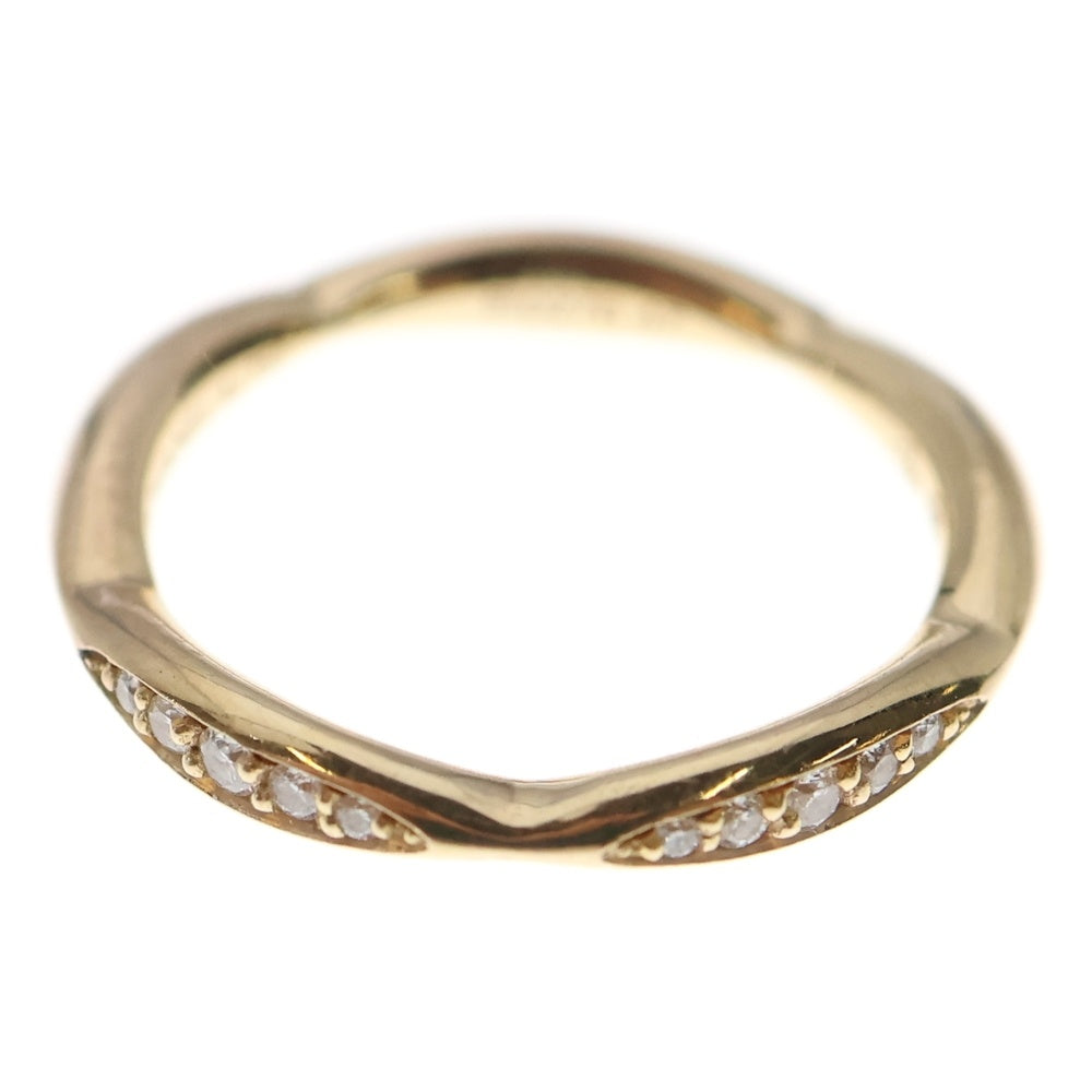 CHANEL(シャネル) カメリア コレクション ハーフエタニティリング 指輪 ダイヤモンド K18PG ピンクゴールド J10836