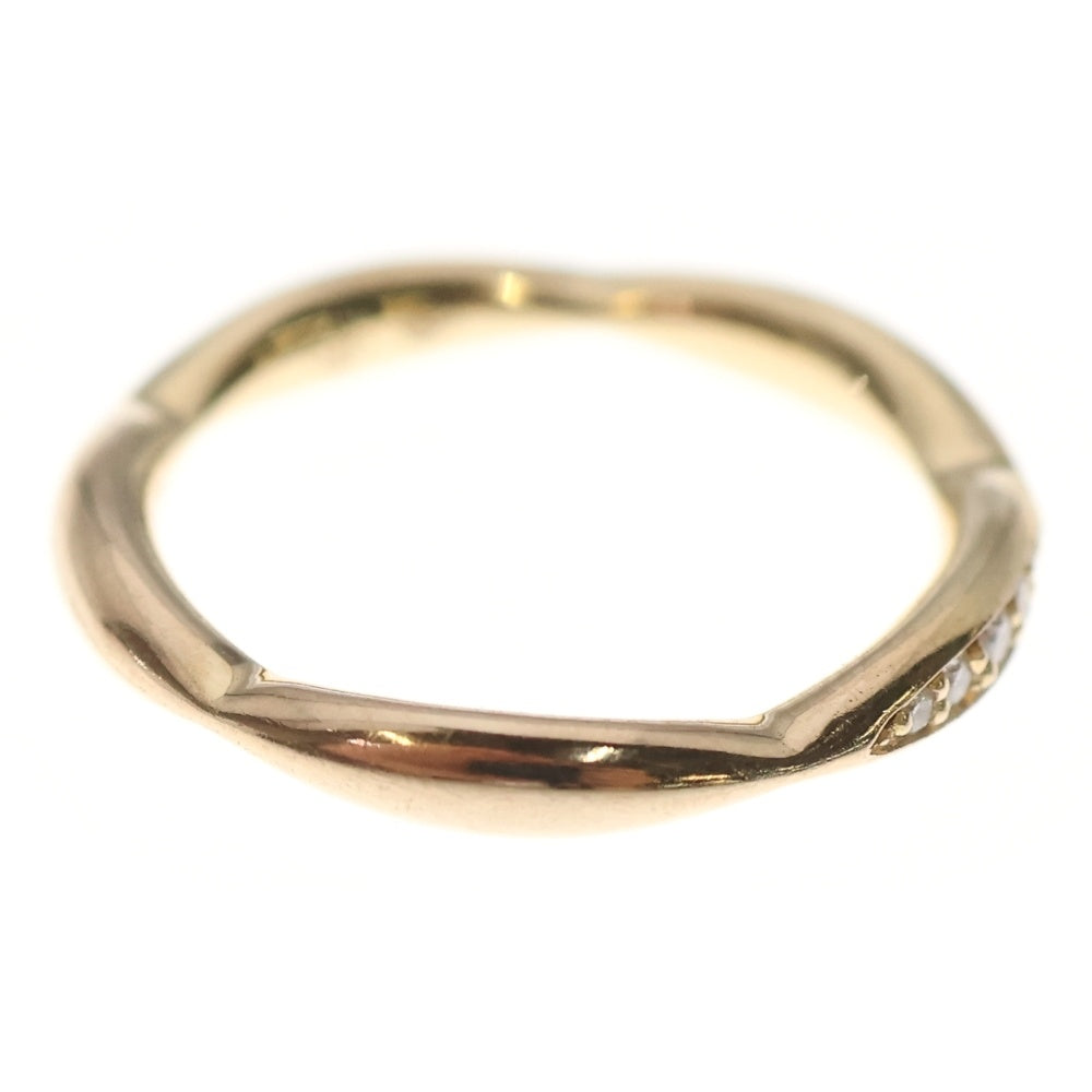 CHANEL(シャネル) カメリア コレクション ハーフエタニティリング 指輪 ダイヤモンド K18PG ピンクゴールド J10836