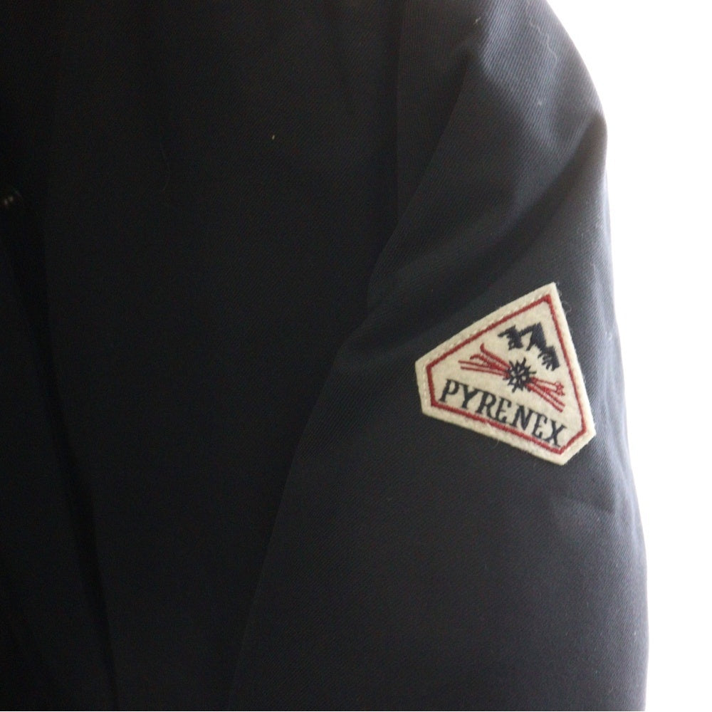 PYRENEX(ピレネックス) BORDEAUX ボルドー ファーフーデッド ダウンコート ジャケット ネイビー レディース HW0055
