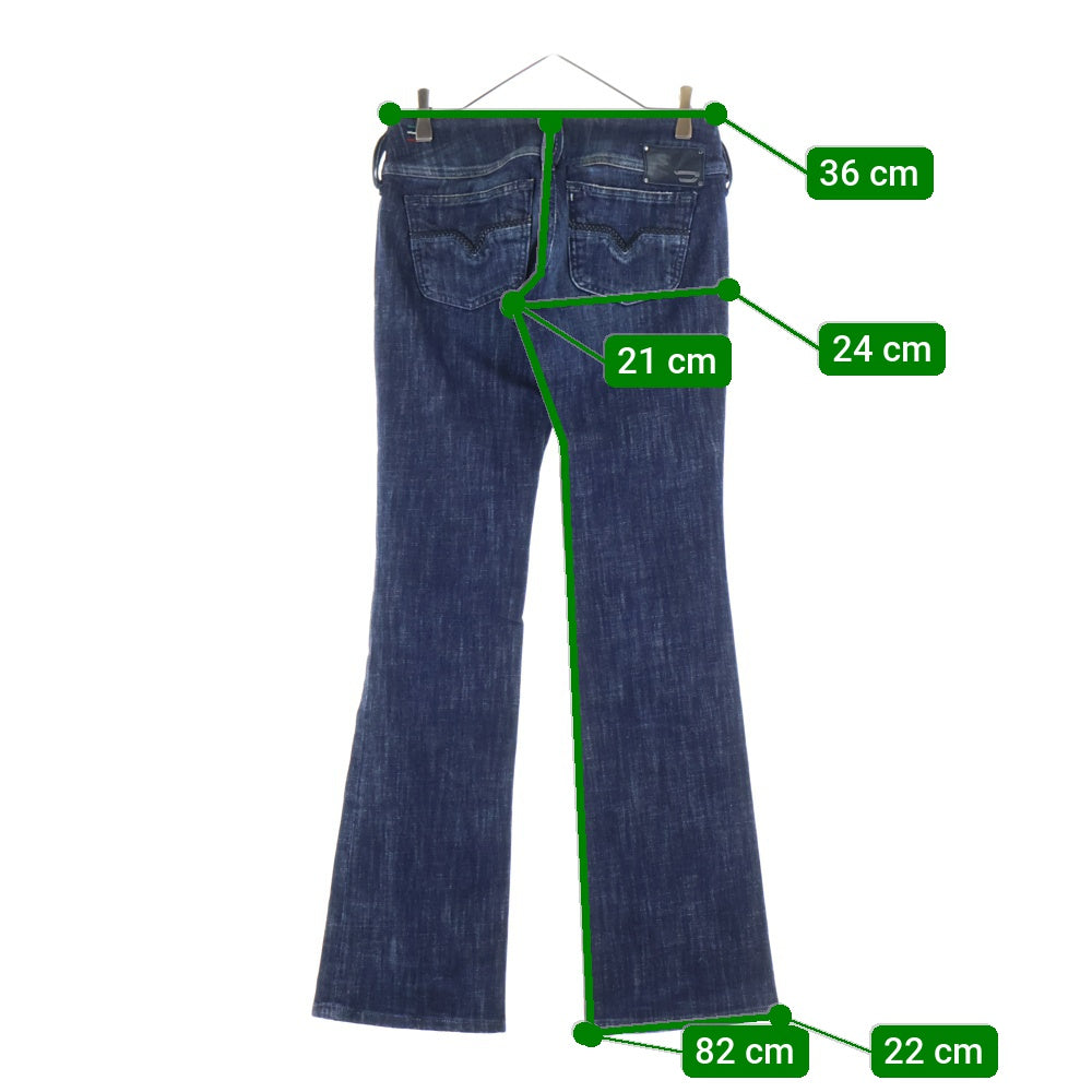 DIESEL(ディーゼル) CHEROCK シェロック フレア ブーツカット デニムパンツ インディゴ